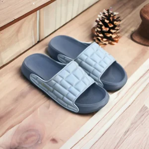 Balmain Men’s Thick Bottom Comfortable Cool Slippers Black Brown Grey Color