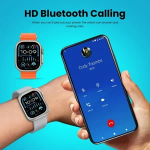 Crown H70 7 + 1 Ultra 2 | Crown H70 Ultra-2 Smart Watch – 7+1 Straps, Cover & Protector, Wireless Charging, Bluetooth Calling, All Features Included