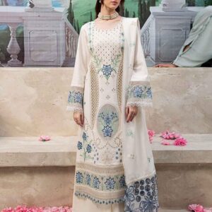 NISHAT's full Chicken karri embroidered premium unstitched suit for women
